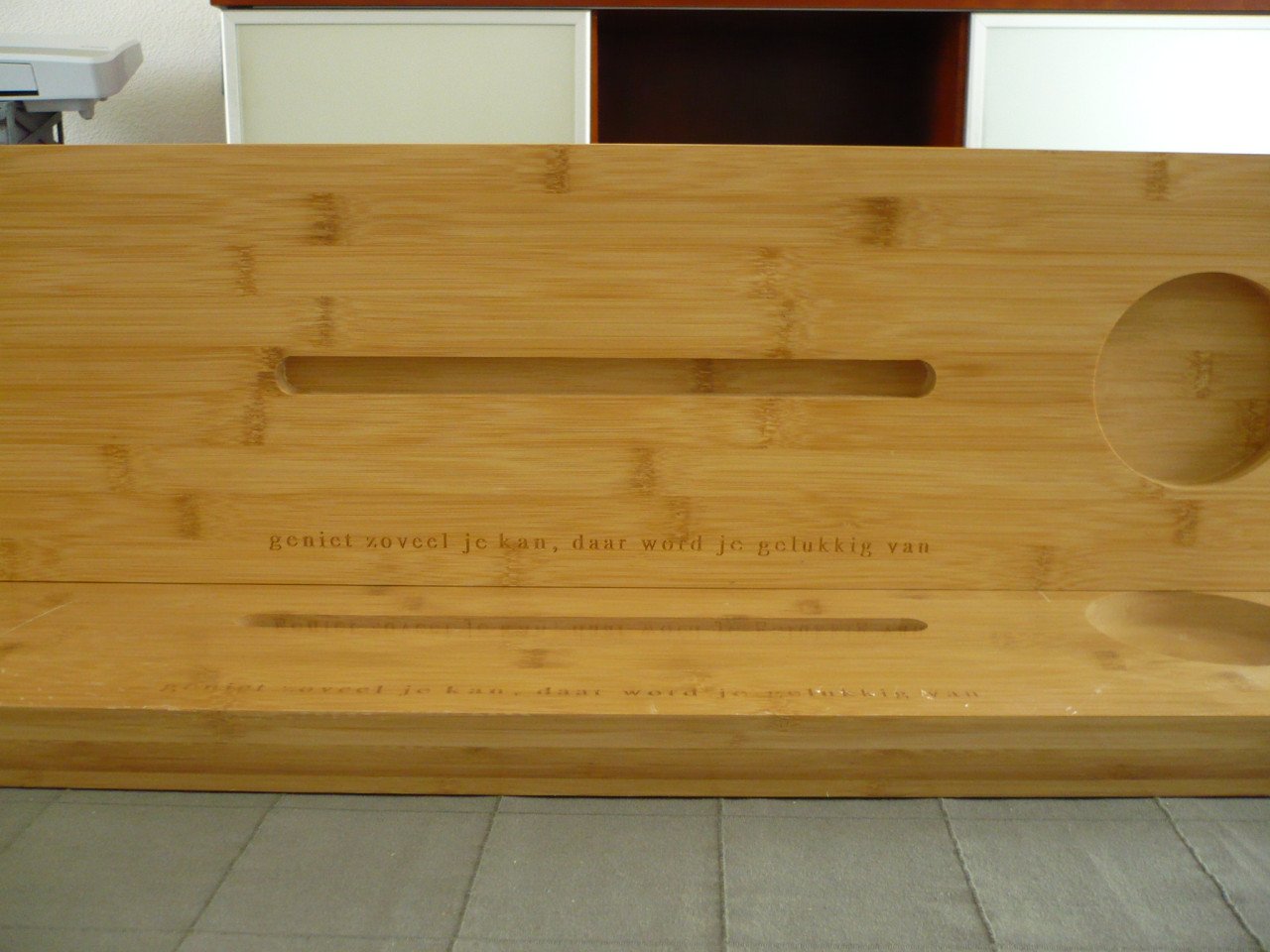 Zusss Houten badplank - 80x20cm -nieuw in verpakking