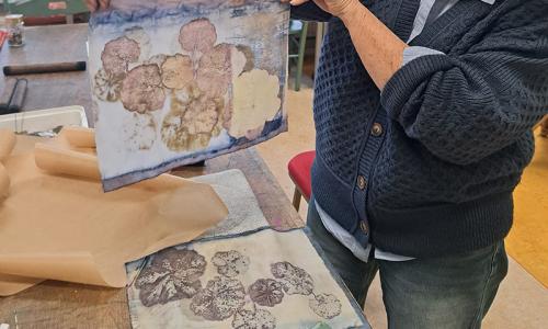 Workshop Ecoprinten Verdieping – Het Kleurenlab 16 februari