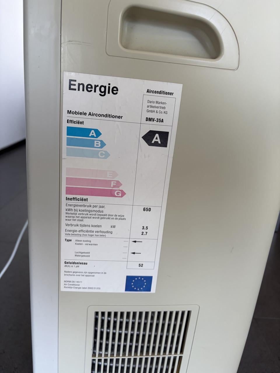 Mobiele airco DMV-35A