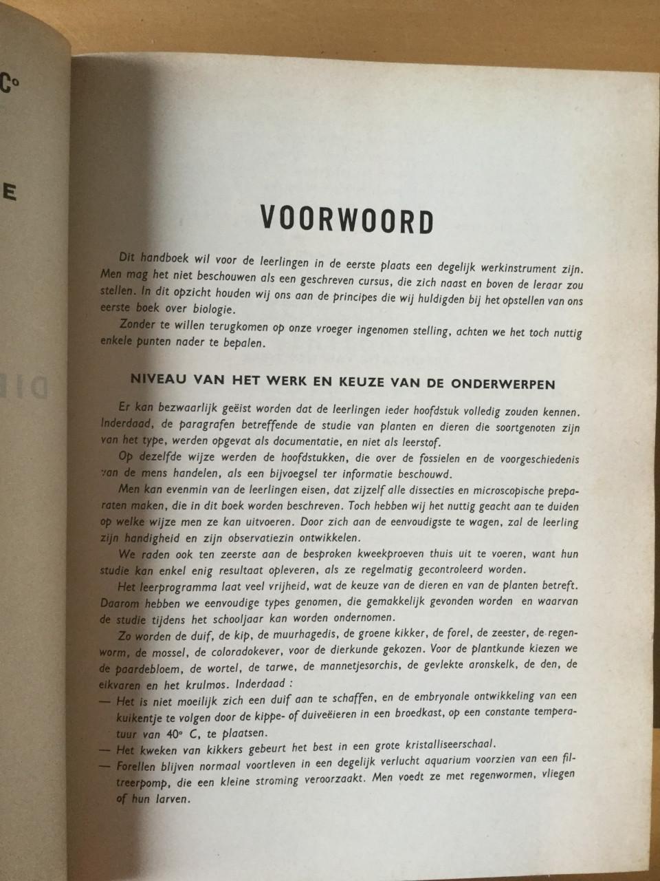 Biologie I-II-III J. Vallin, J. Van Campenhoud, J. Steyaert
