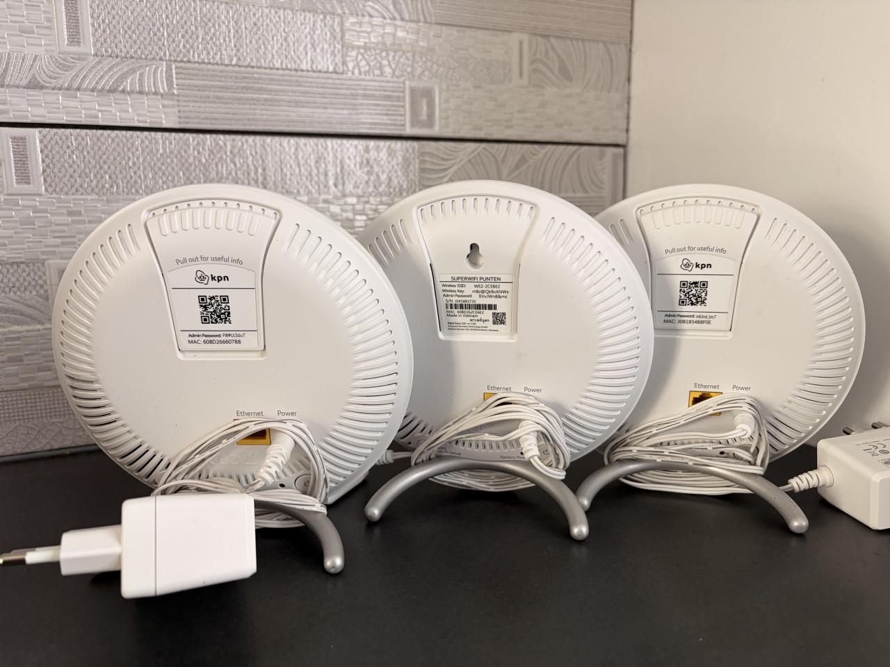 KPN SuperWifi Punten – Set van 3 – WiFi Versterkers