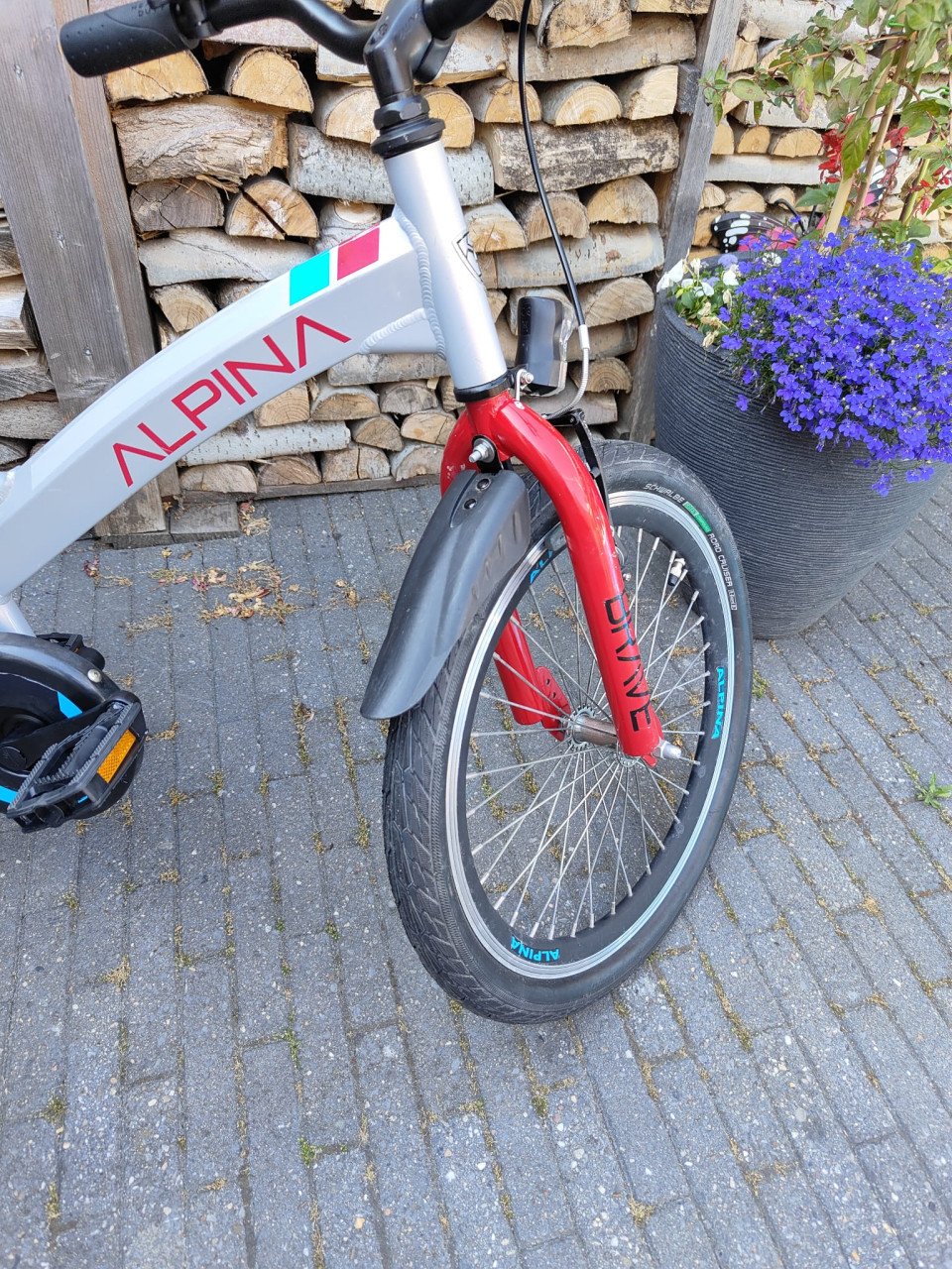Alpina Brave 20 inch fiets nieuwe Schwalbe banden