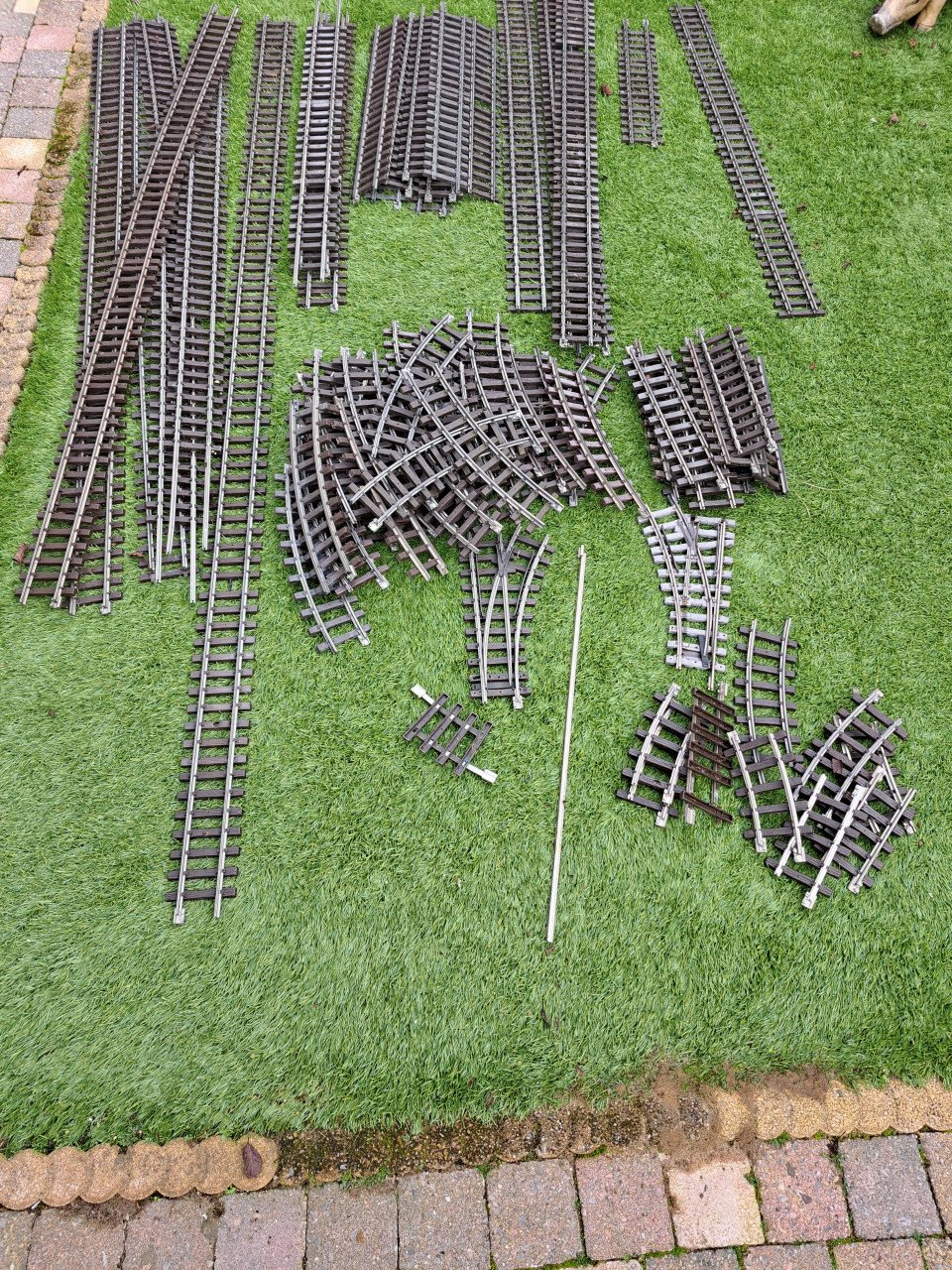 Te koop : LGB vernikkelde rails.