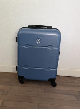 Hardcase handbagage trolley ANWB blauw met slot