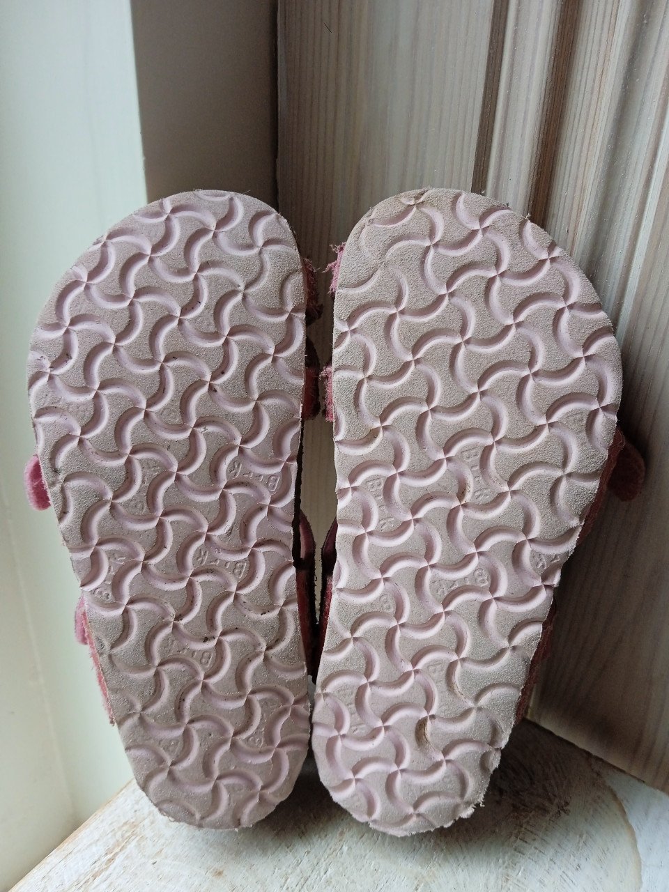 Sandaaltjes kind maat 26 ~ roze sandalen Birkenstock leder