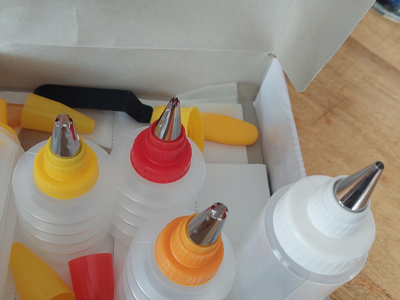 Nieuwe cupcake decoratieset