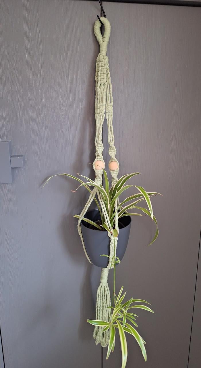 Macrame plantenhangers