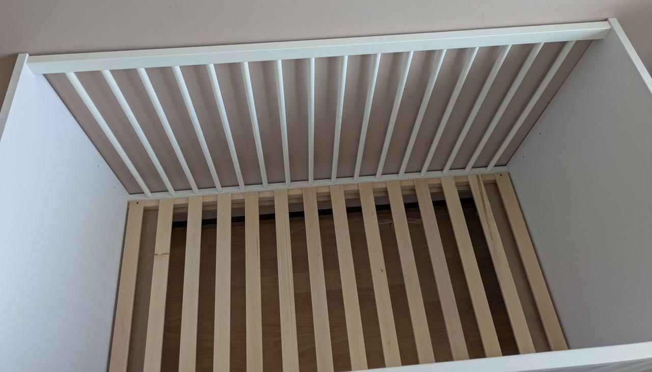 Quax ledikant Flow white & oak