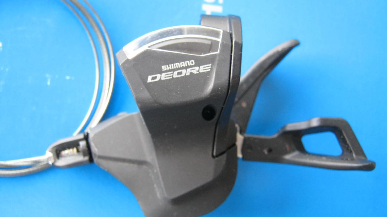 NIEUW DEORE CRANCKSTEL EN SHIFTER EN VOOR DERALEUR EN KETTINGBLAD