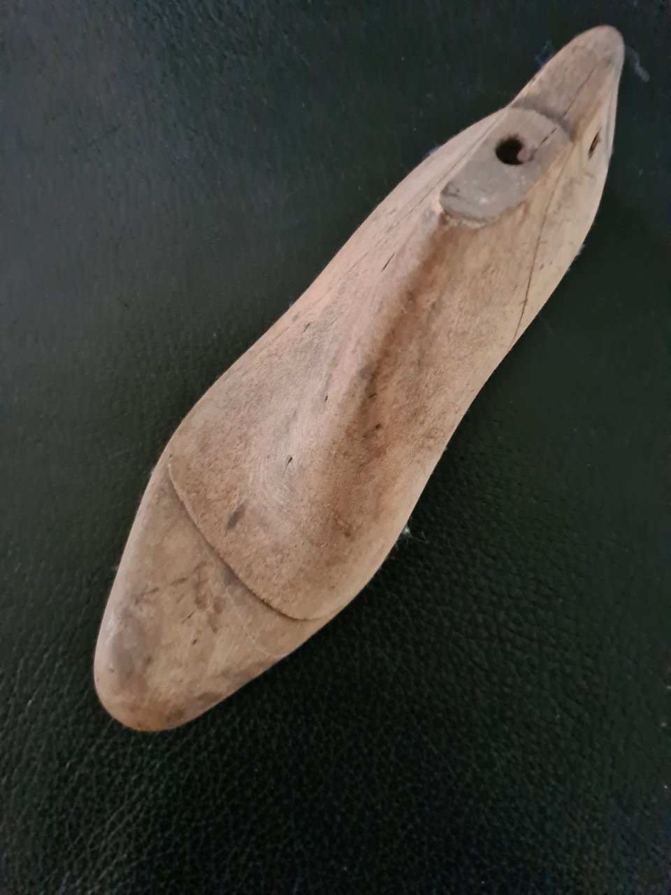 Antiek houten schoen mal / leest