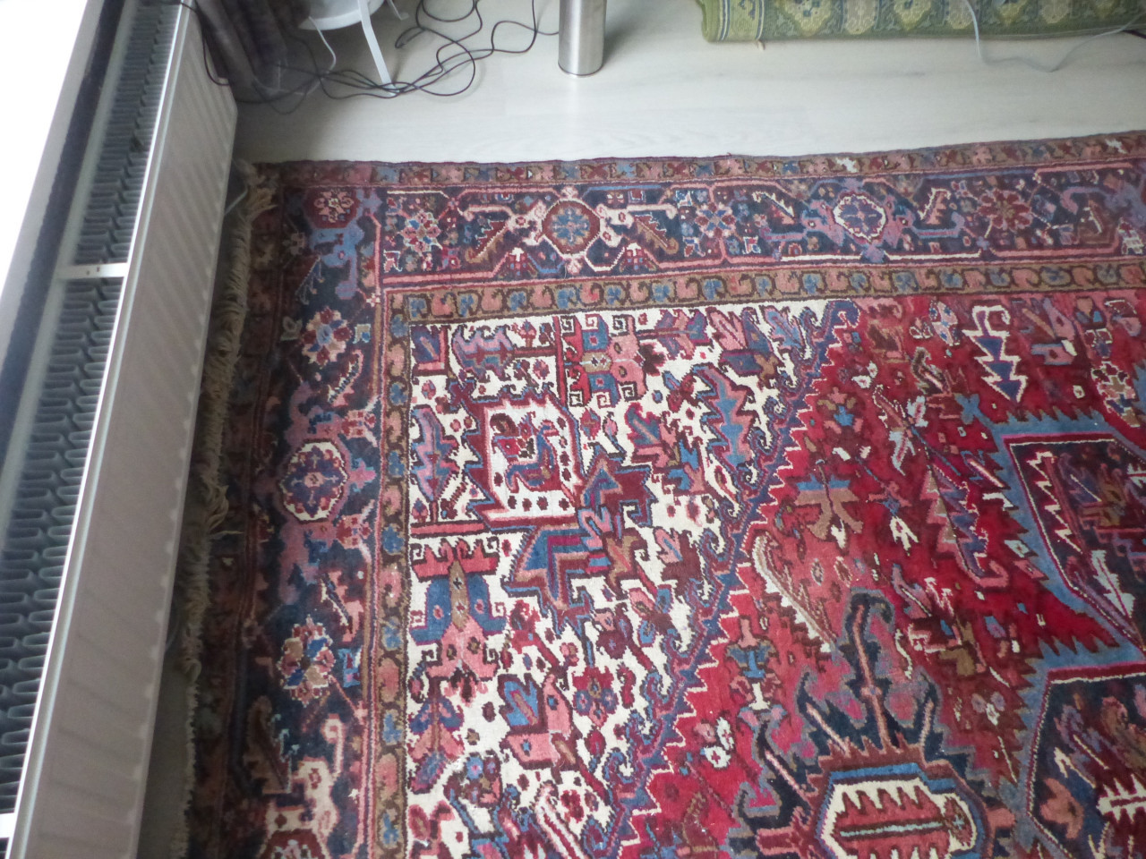Tapijt uit Iran wol handwerk 261x356 zeer groot zwaar