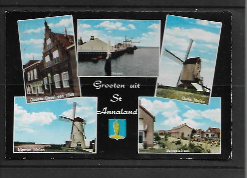 Ansichtkaart   A 143  Groeten van St. Annaland