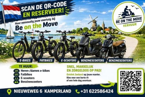 Huur  Scooters, Choppers of fat bikes