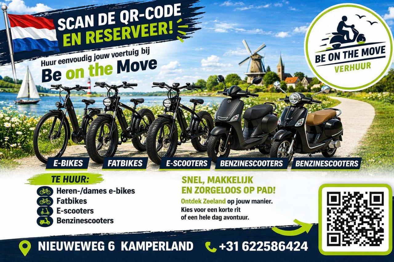 Huur  Scooters, Choppers of fat bikes