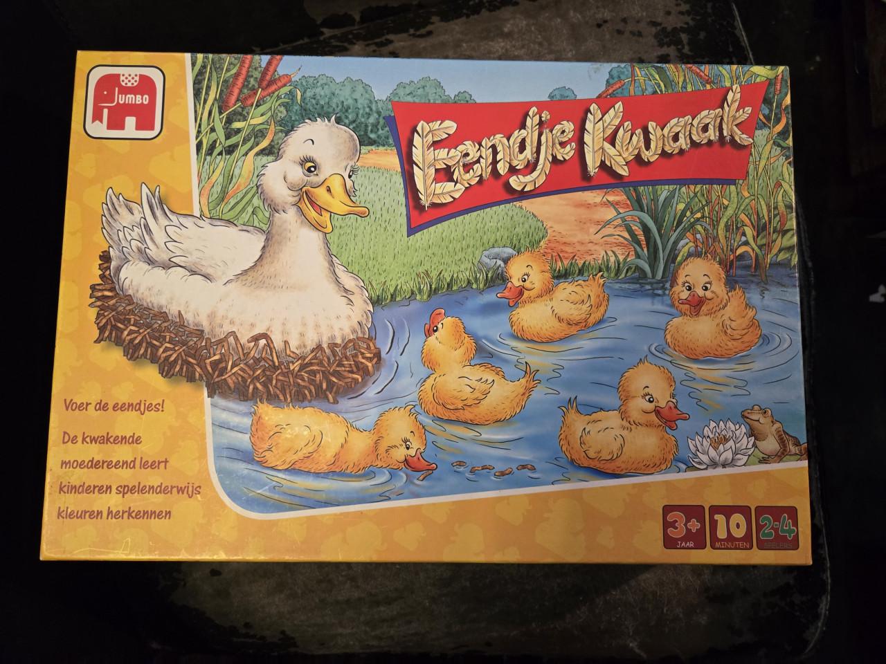 Eendje Kwaak bordspel van Jumbo, +3 jaar 2-4 spelers .