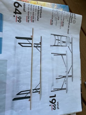 Biertafel met 2 bierbanken