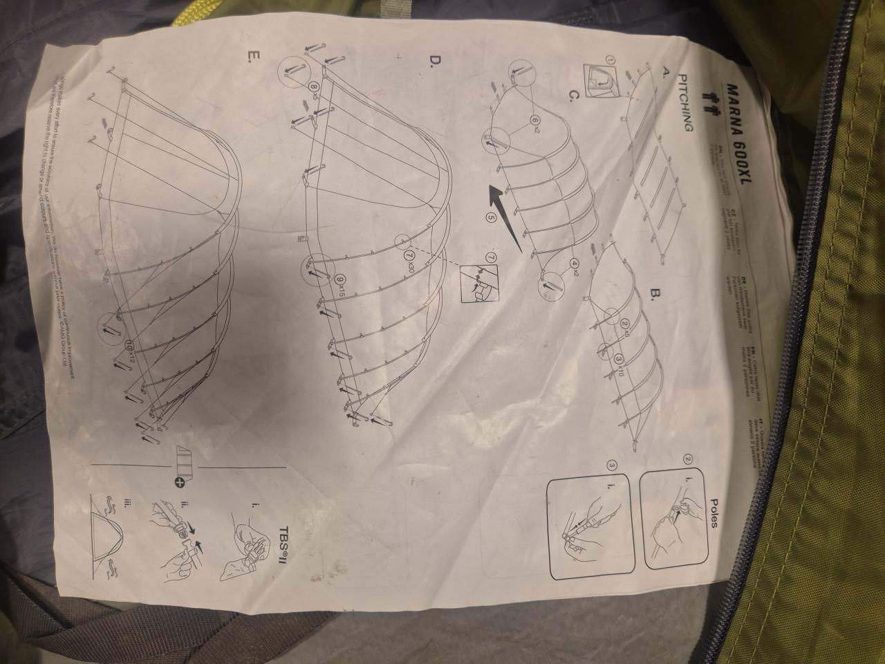 6 persoons Vango Marna tent