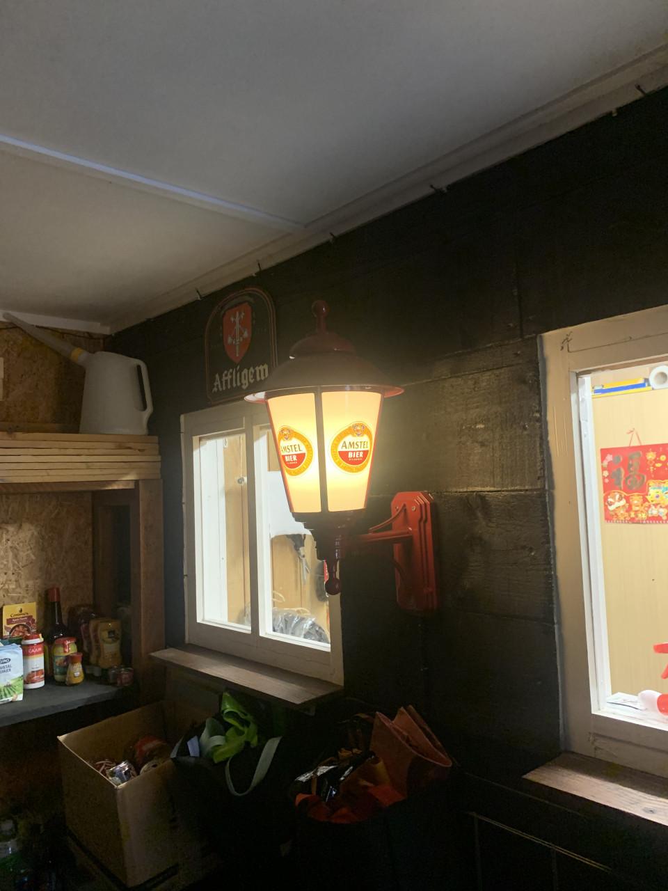Buitenlamp Amstelbier