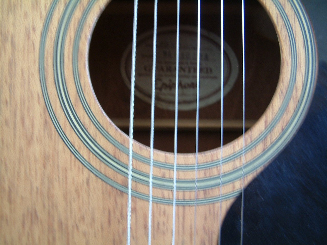 Western Epiphone  gitaar met de epiphone koffer    set komt uit 1997