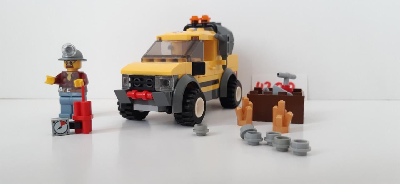 Lego City 4200: mijnbouw truck met mijnwerker