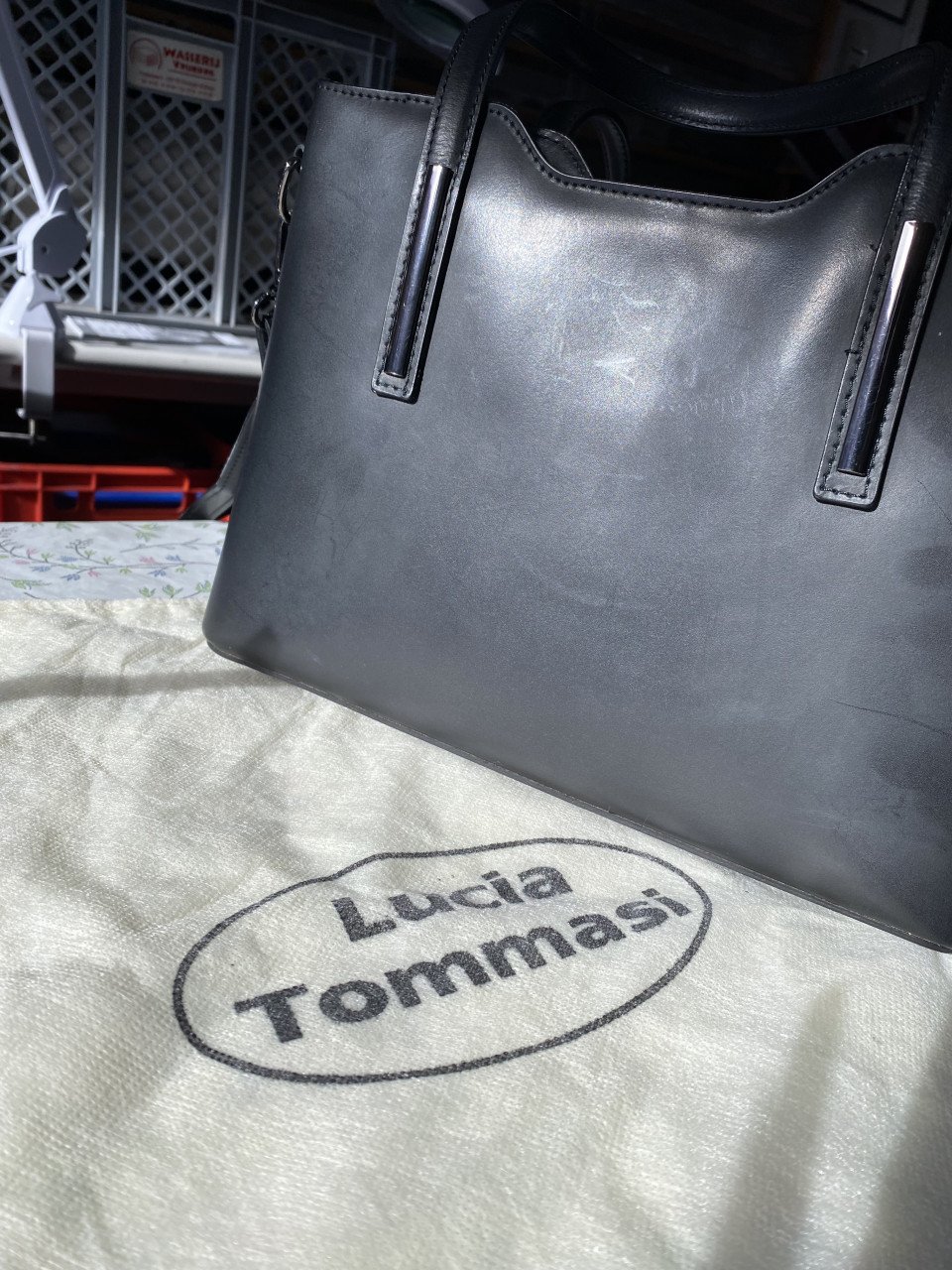 Italiaans leder design handtas lucia Tommasi