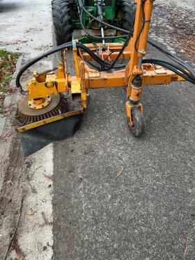 Vandaele onkruidborstel okb tractor wiellader unimog