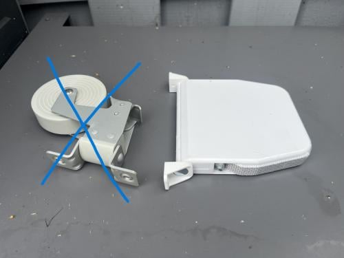 Opbouw rolluik bandopwinder 5 meter