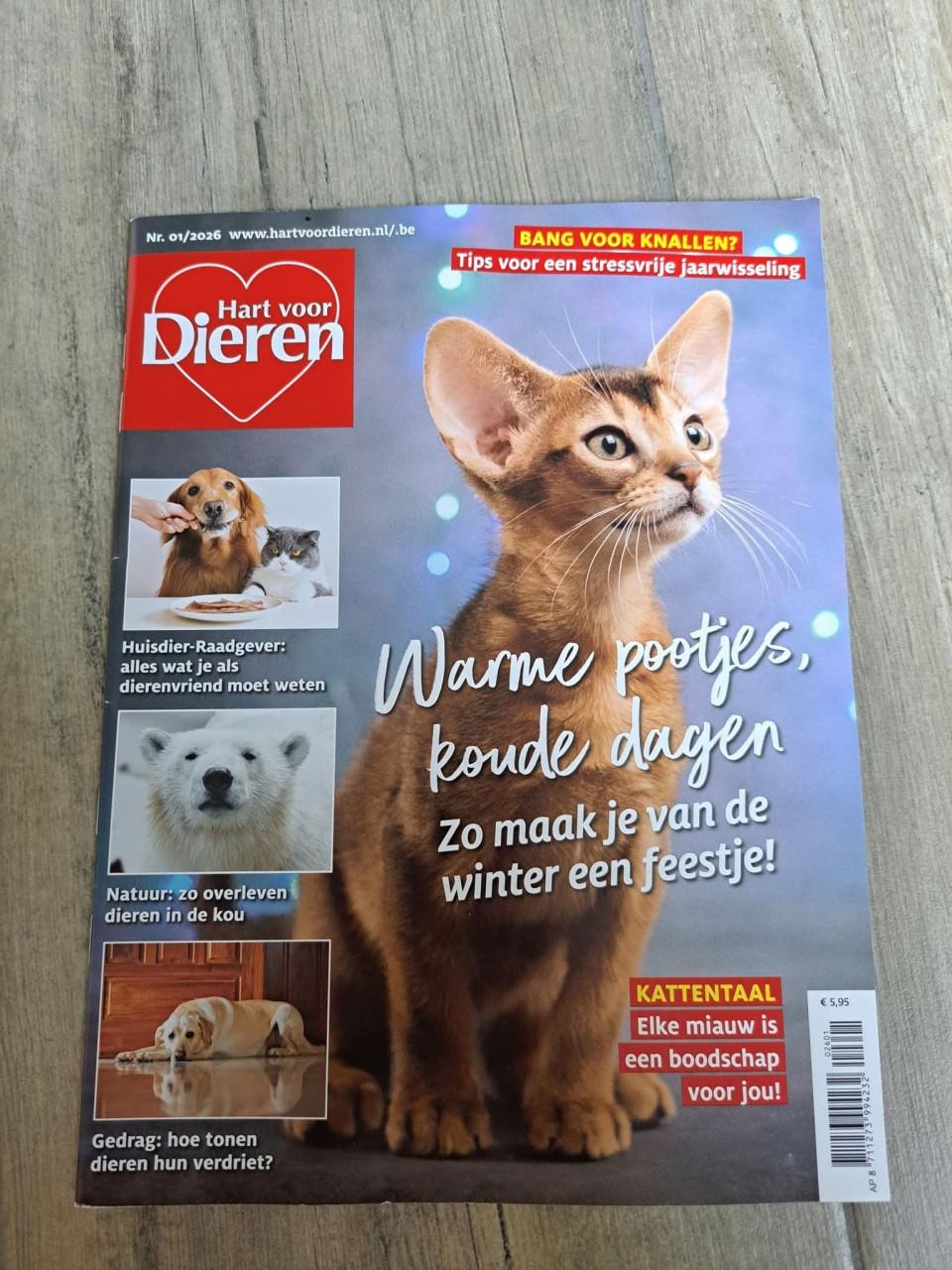 1x Hart voor dieren