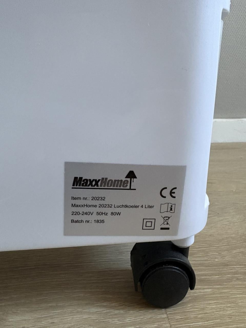 Ventilator/Aircooler (MaxxHome luchtkoeler)