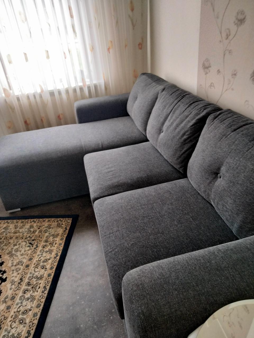 Bankstel hoek met slaapbank ,