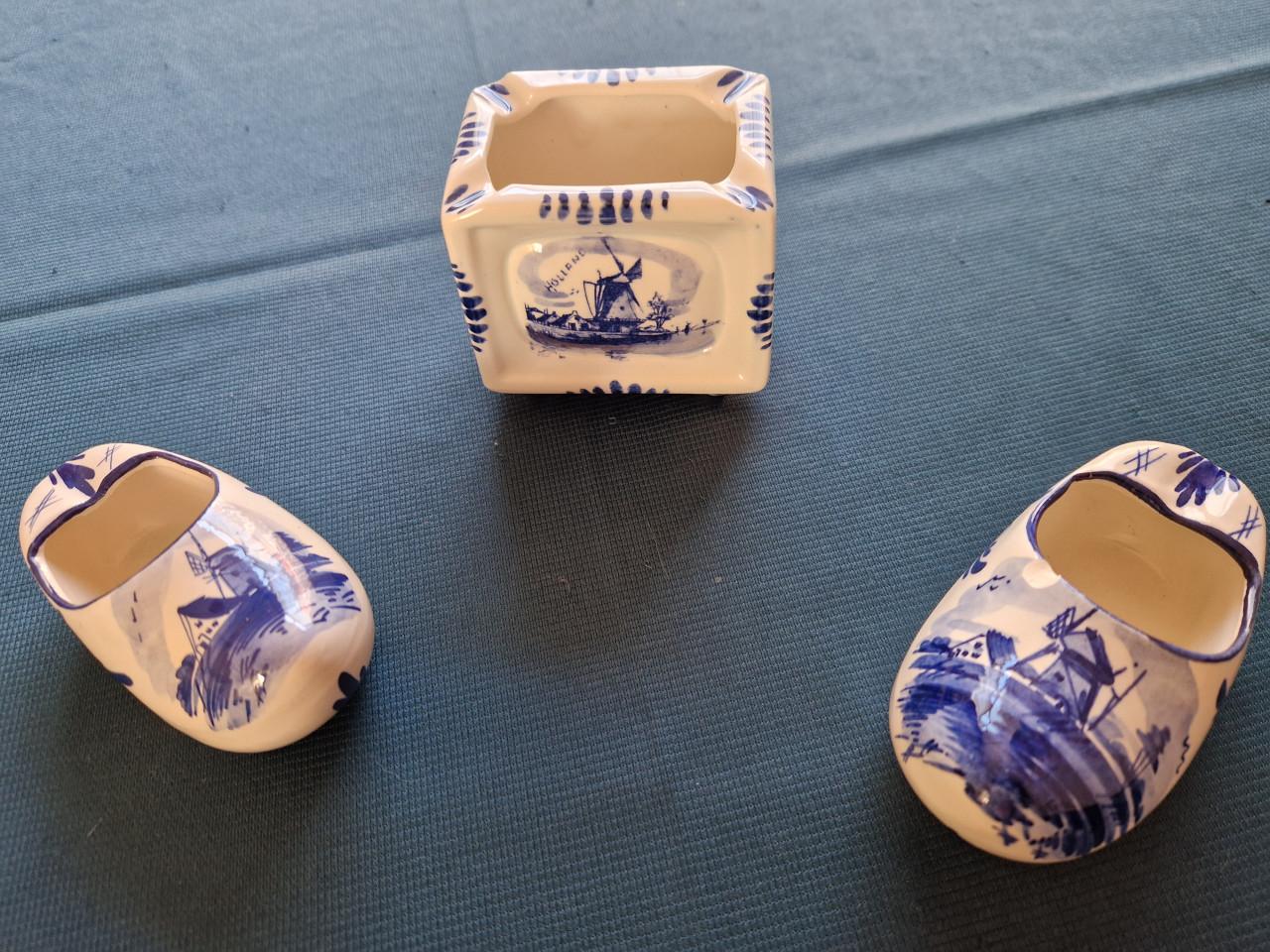 Delfts blauw klompjes en potjes Westkapelle
