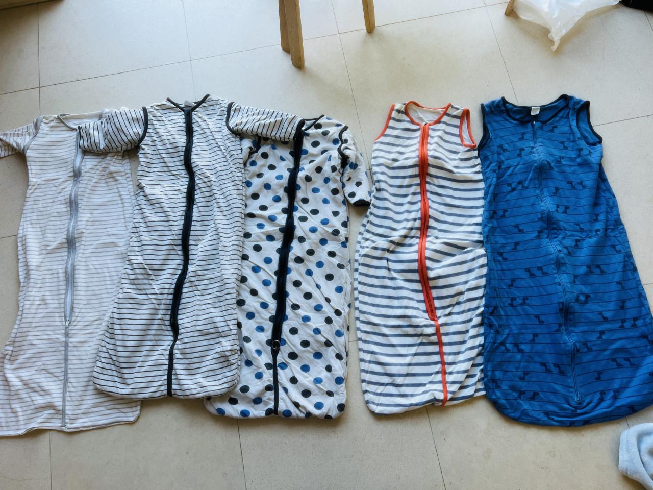 5 slaapzakken maat 104-110