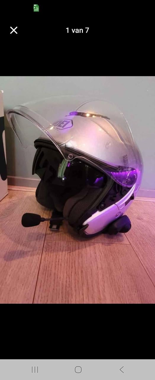 Schoeihelm integraal met headset