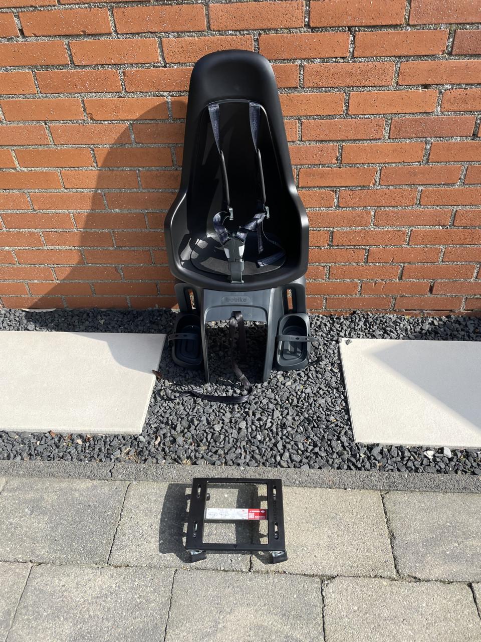Fietstoeltje achter bobike met kliksysteem