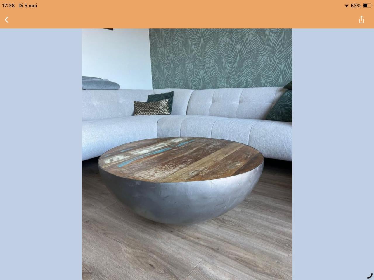 Salontafel “Bowl” ByBOO