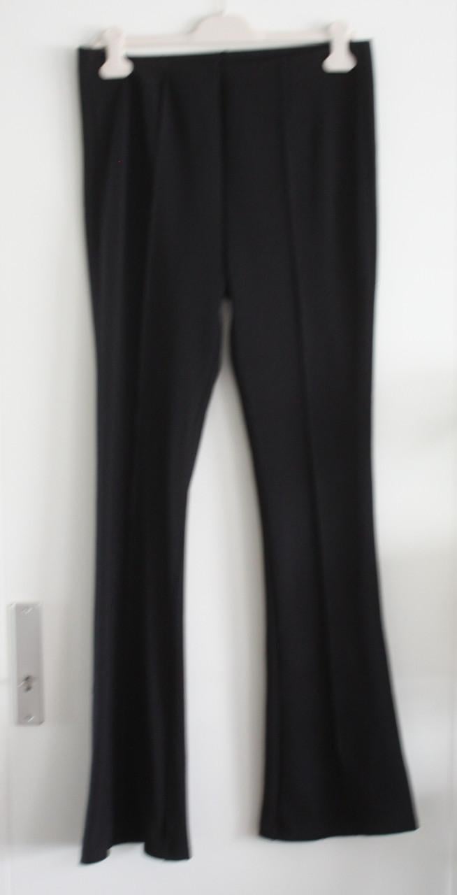 Zwarte broek met plooi maat l