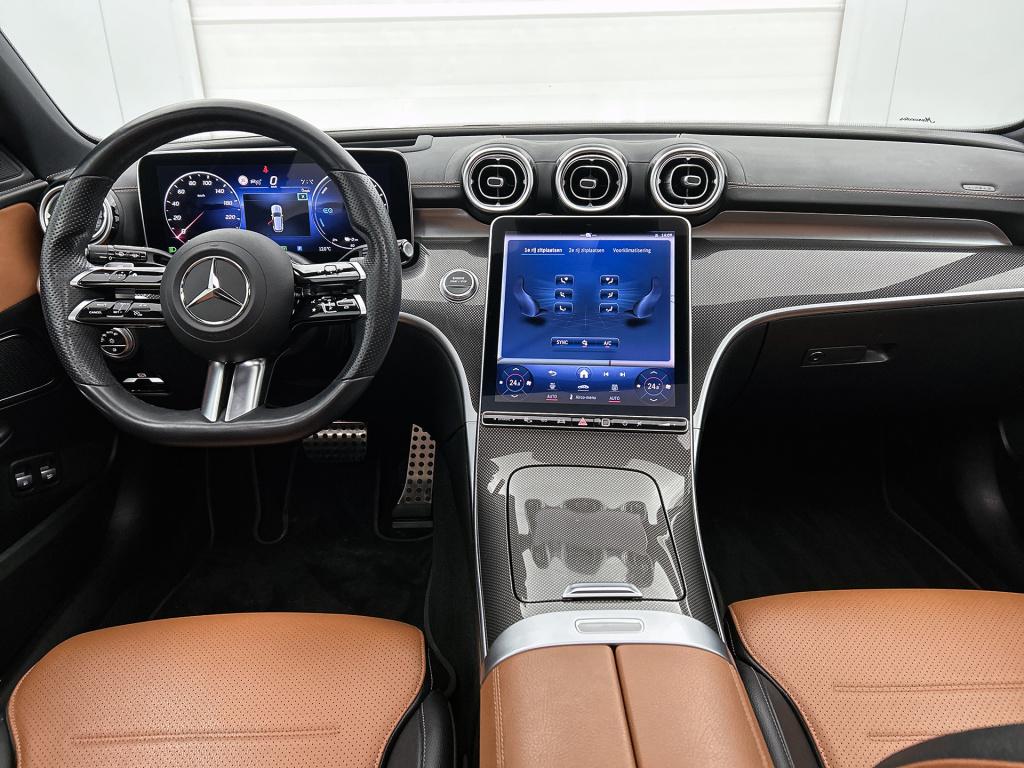 Mercedes-Benz C-Klasse estate 300 e amg line trekhaak | panoramadak | head 
