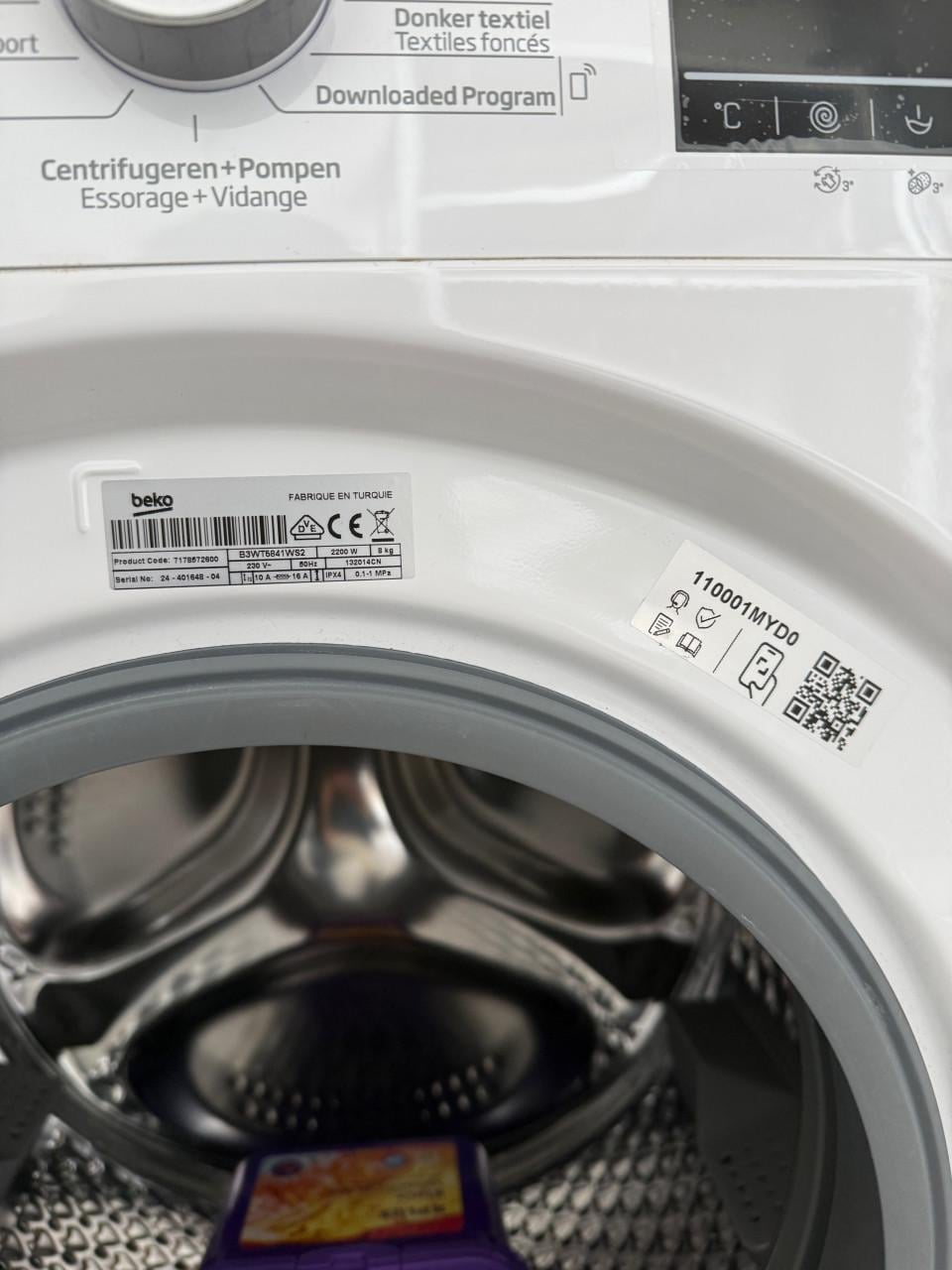 Beko wasmachine- 1 jaar oud