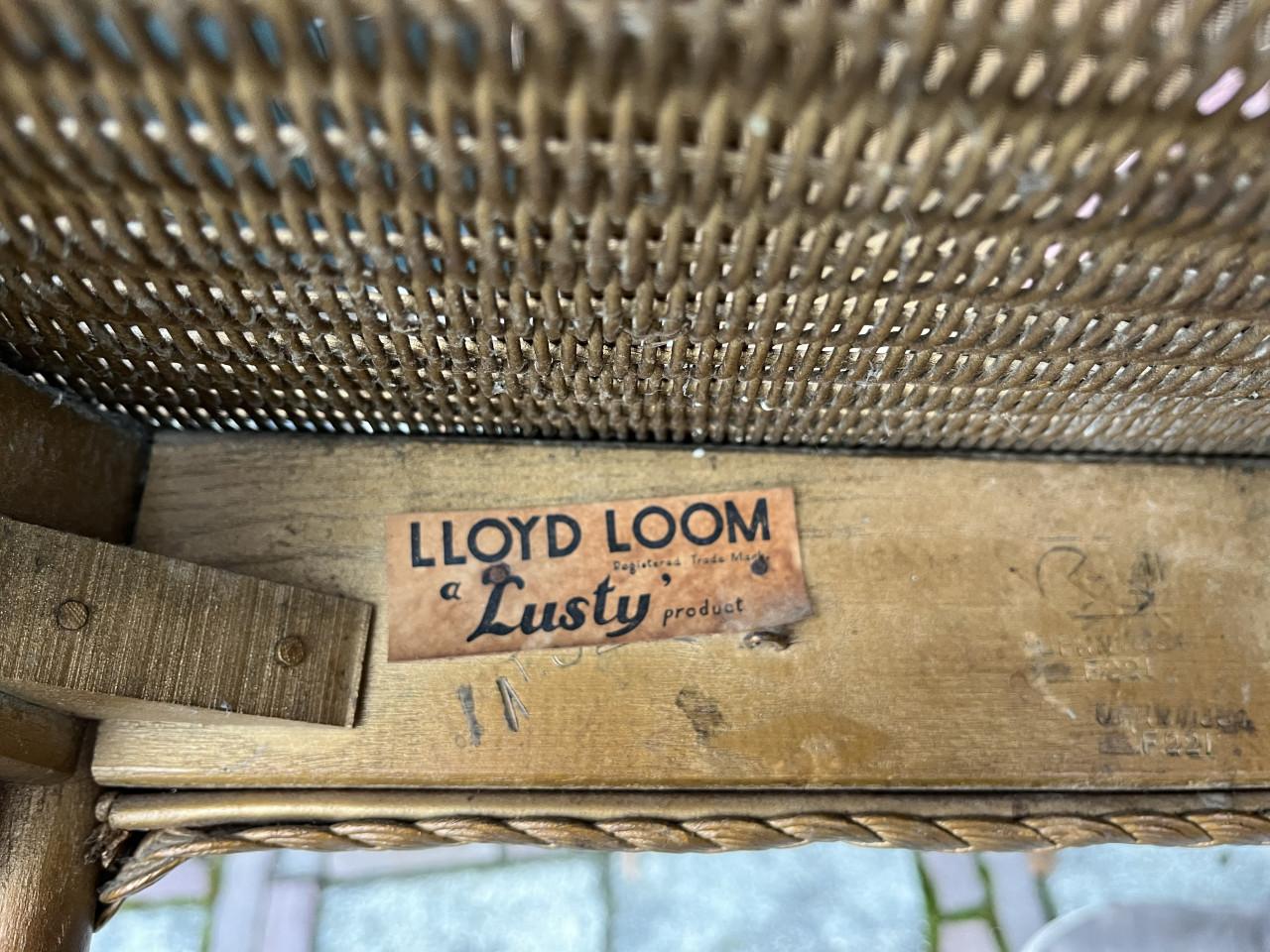 Engelse Lloyd Loom set 4 delig