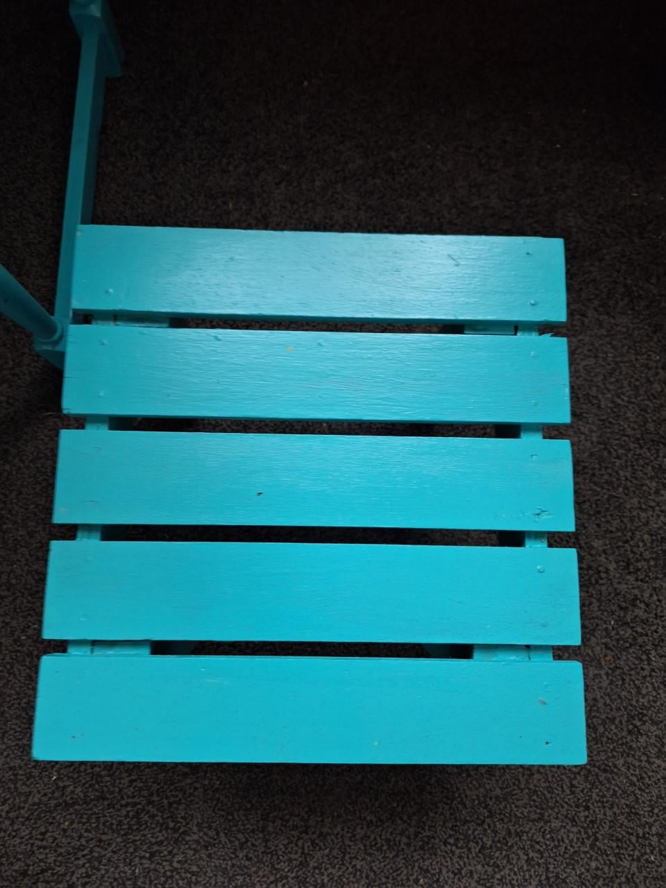 5 x turquoise blauw