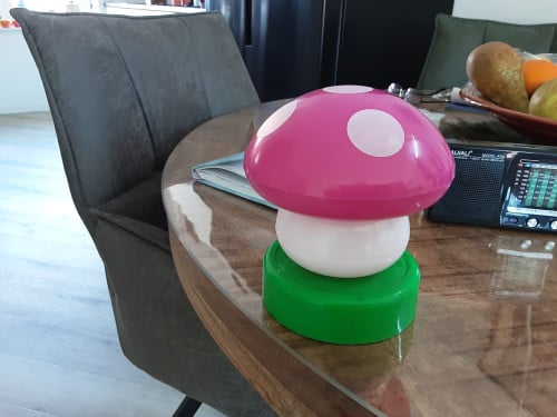 Leuke  paddestoel lamp op batterijen