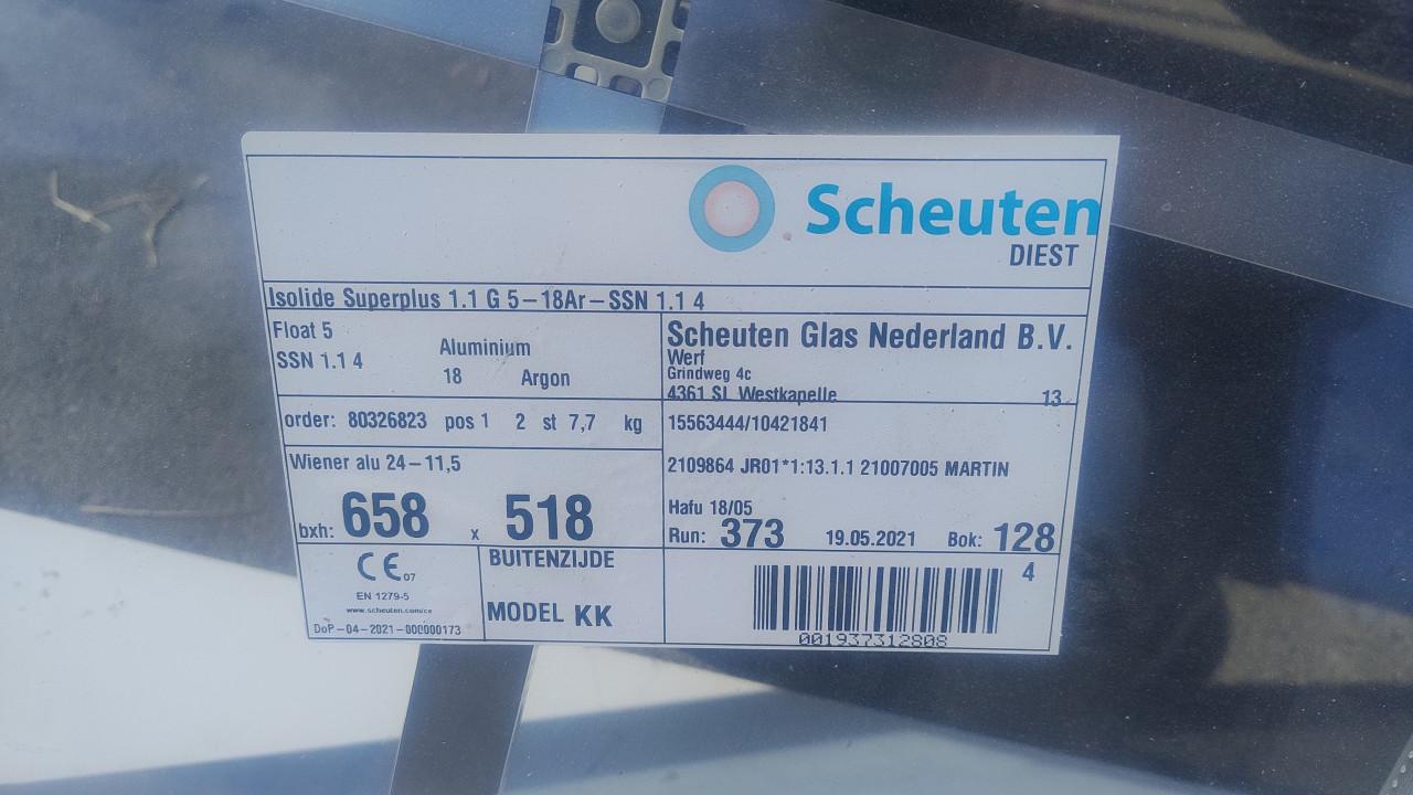 Ronde ruitjes 658 breed 518 hoog 27 mm dik