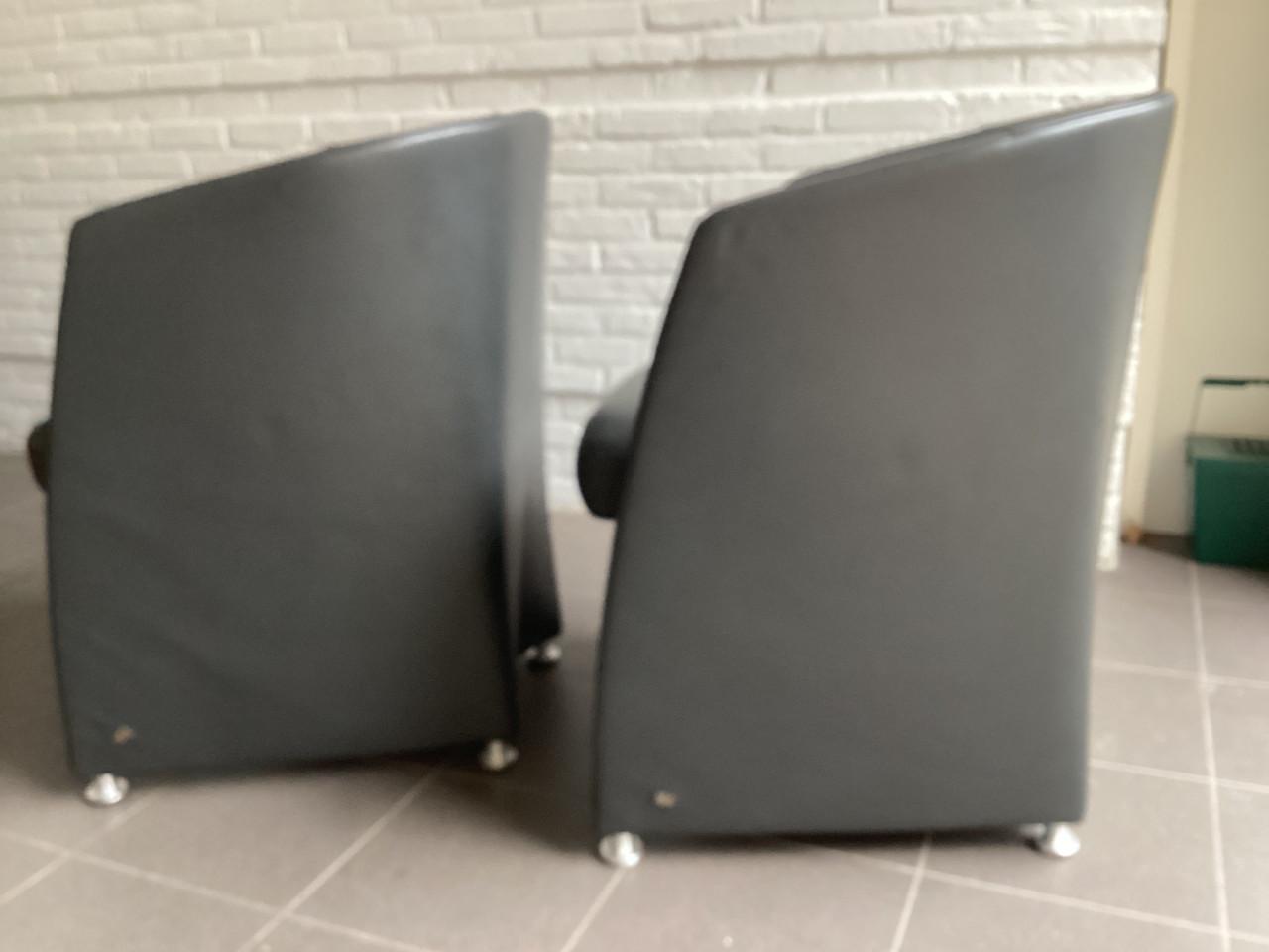 Rolf Benz stoelfauteuils  RB7300(4 stuks)als nieuw