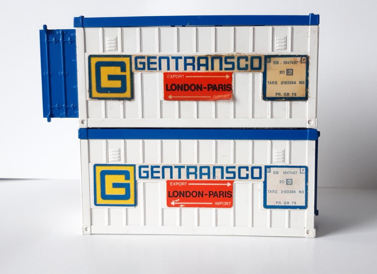 Matchbox Gentransco containers, model K-17