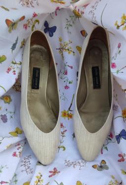 Dames Studio Zanon pumps maat 42.5, weinig gedragen, beige