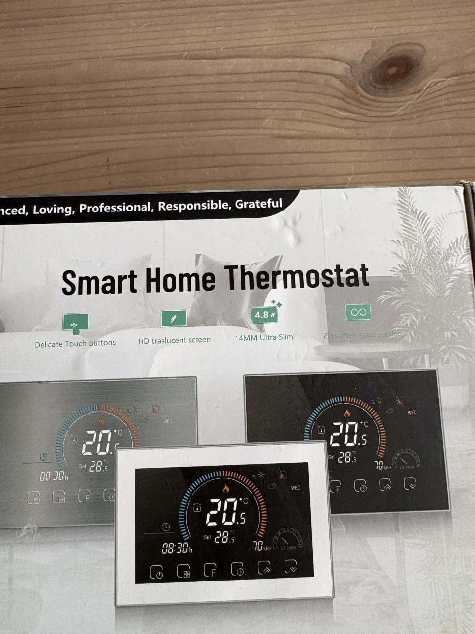 Wifi Thermostaat | Inbouw | Wifi | App bediening | 4 draads installatie | V