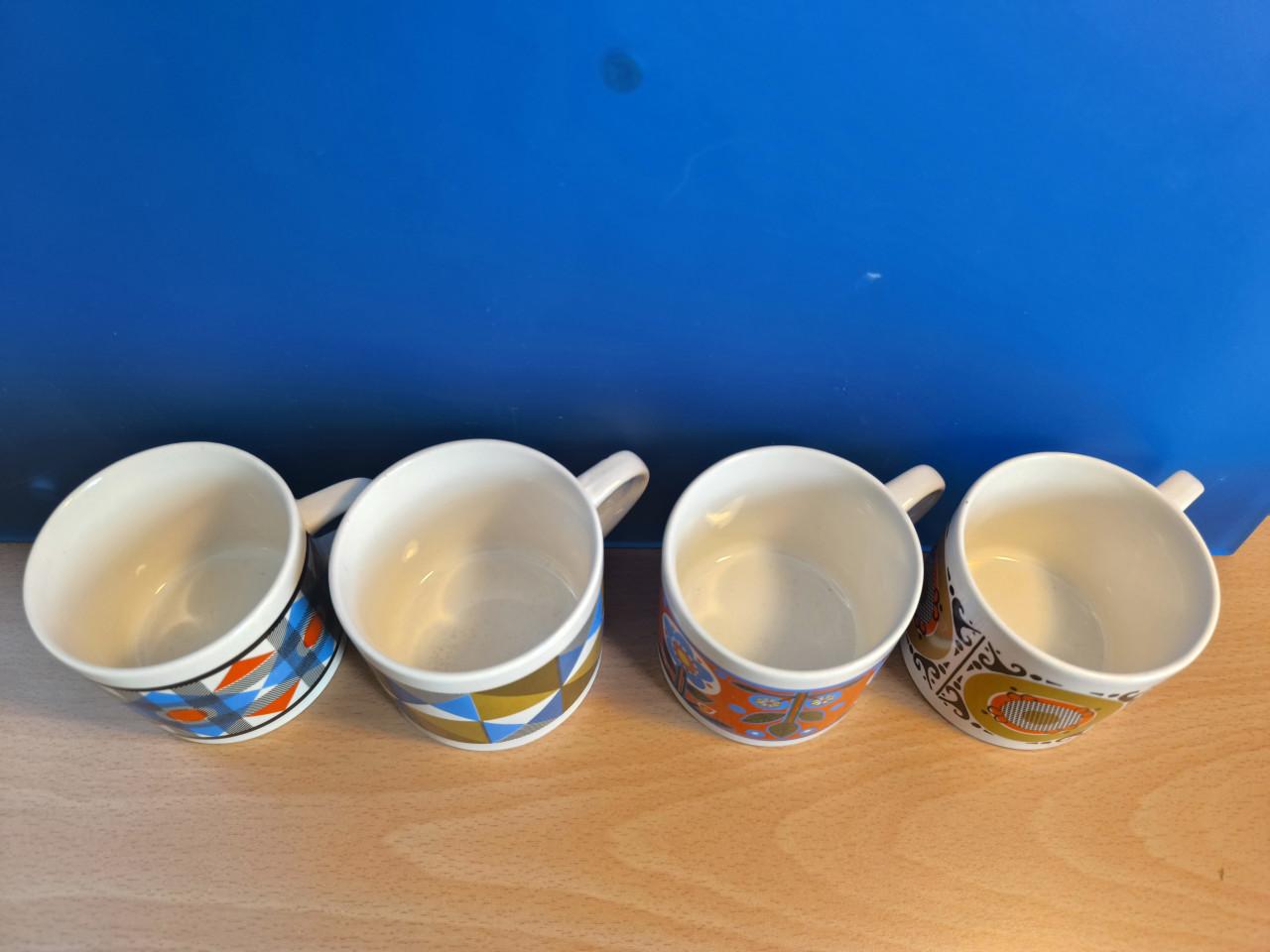 Vintage Melitta Koffiekopjes - 4 stuks