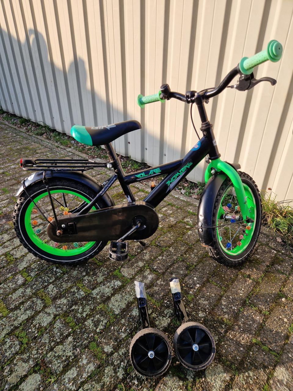 14 inch kinderfiets met zijwieltjes