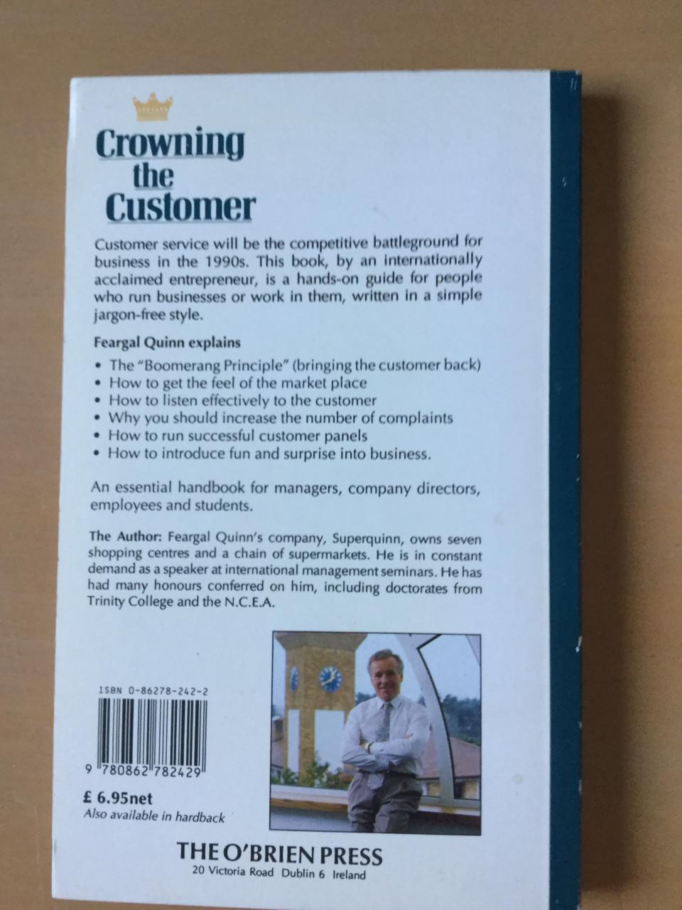 Feargal Quinn Crowning the customer