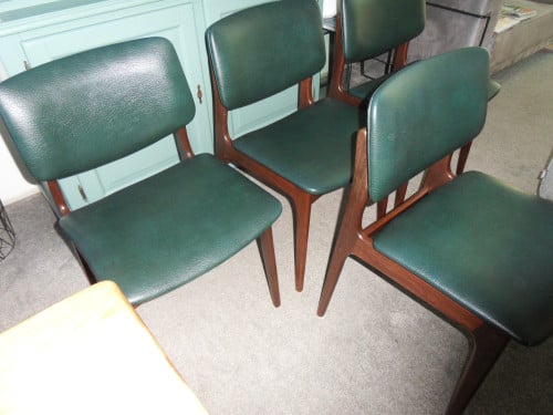 Vintage stoelen retro 4 stuks
